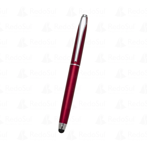 Caneta Personalizada com Ponteira Touch Screen Plástica