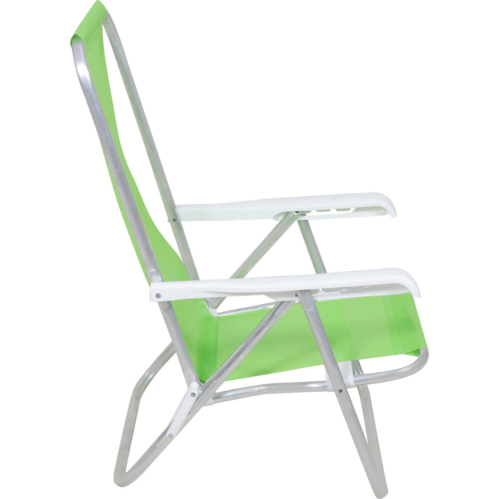 Cadeira de Praia Personalizada reclinada com 4 posições