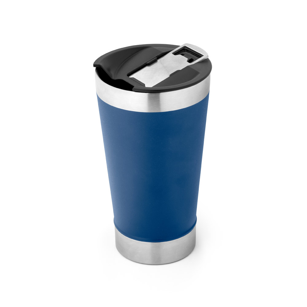 Copo térmico de viagem em inox com tampa