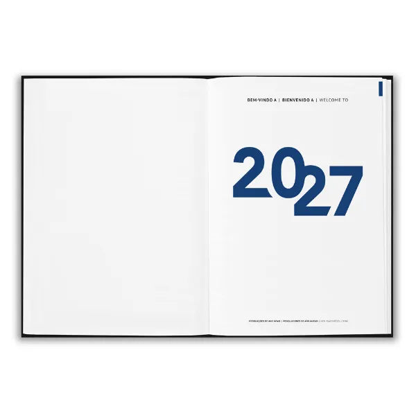Agenda personalizada diária aspiral  21 x 15 cm