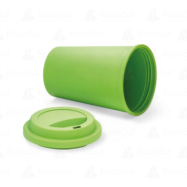 Copo para Viagem Personalizado em Fibra de Bambu