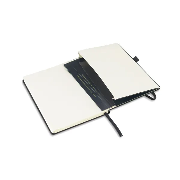 Caderno Capa Dura tipo Moleskine Personalizado 21 cm x 13,7 cm