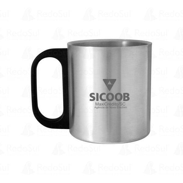 RD 8140127 -Caneca Personalizada em Inox 180 ml