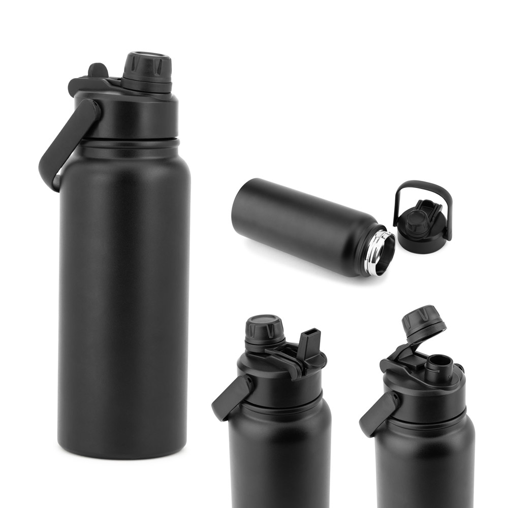 Garrafa personalizada em aço inox reciclado 830 ml