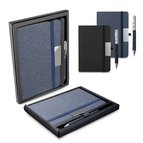 Caderno personalizado com caneta