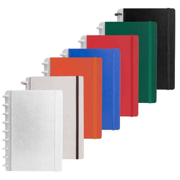 Caderno personalizado capa dura 23 x 18 cm