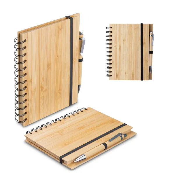 Caderno Ecológico Personalizado com caneta 14 x 9 cm