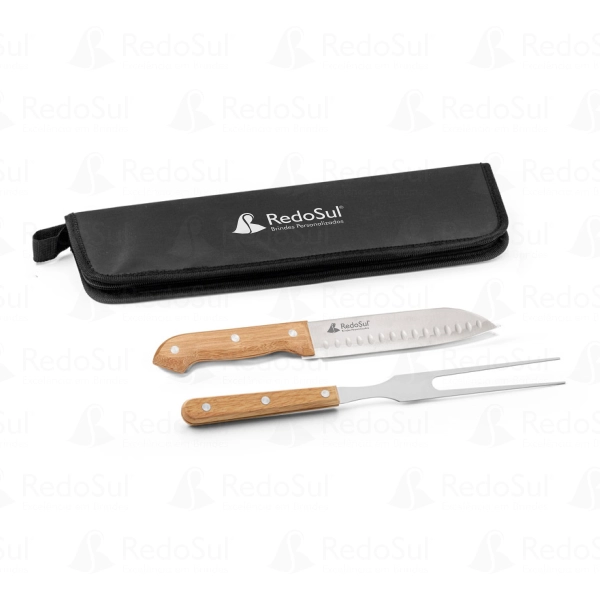RD 94365-kit churrasco personalizado com estojo de nylon