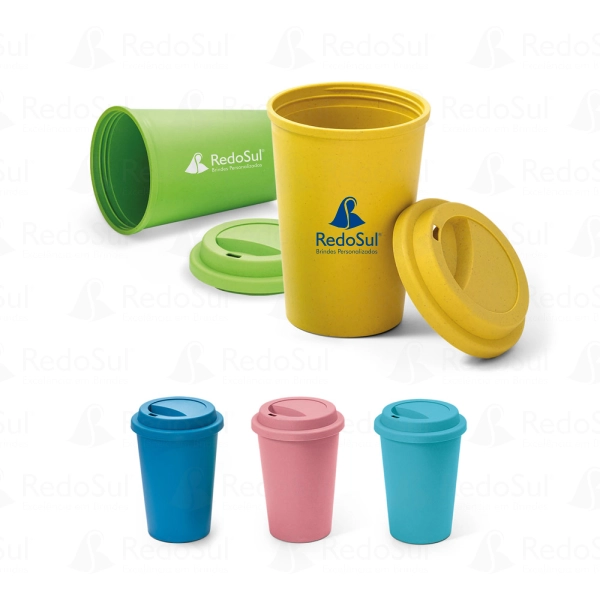 RD 94691-Copo para Viagem Personalizado em Fibra de Bambu