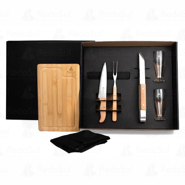 Kit para churrasco 7 peças personalizado