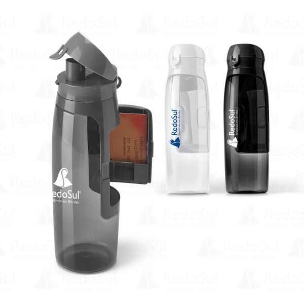 Squeeze Personalizado 800 ml com porta cartões