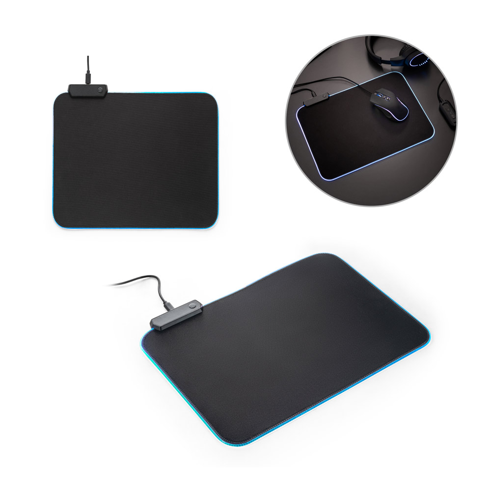 RD 97134-Mouse pad Gamer personalizado em poliéster com base antiderrapante em borracha